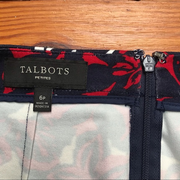 Talbots Red White Blue Pencil Skirt Bundle, EUC, 6P - Picture 6 of 16
